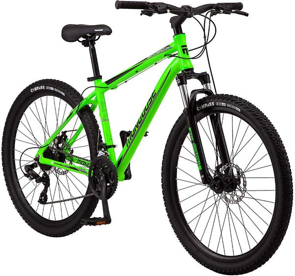 mongoose switchback mountain bike 8-21 speeds 27.5-inch wheels aluminum frame disc brakes multiple green
mongoose switchback mountain bike 8-21 speeds 27.5-inch wheels aluminum frame disc brakes multiple green