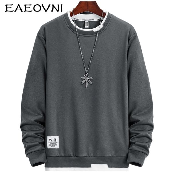 eaeovni autumn mens sweatshirt o-neck long sleeve male hoodies solid color casual hip-hop streetwear men pullover fashion 210923, Black
eaeovni autumn mens sweatshirt o-neck long sleeve male hoodies solid color casual hip-hop streetwear men pullover fashion 210923, Black
