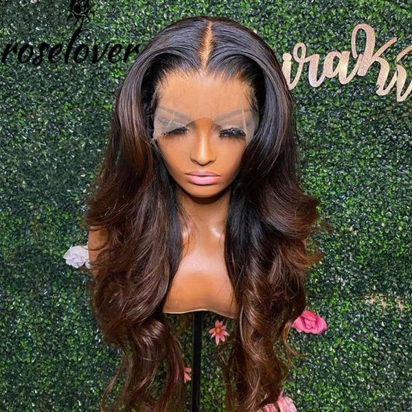 ombre brown lace front wig human hair wigs color 1b/30 body wave brazilian remy pre plucked with baby for black women, Black;brown
ombre brown lace front wig human hair wigs color 1b/30 body wave brazilian remy pre plucked with baby for black women, Black;brown