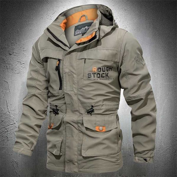 spring autumn men outdoor jacket waterproof hiking coat outwear windbreaker lightweight fashion with pockets 211217, Black;brown
spring autumn men outdoor jacket waterproof hiking coat outwear windbreaker lightweight fashion with pockets 211217, Black;brown