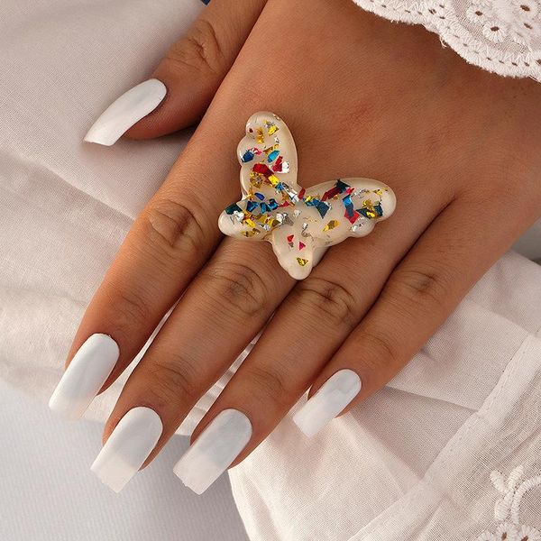 wedding rings butterfly acrylic for women colorful vintage fashion resin ring aesthetic exaggerated geometric party gifts jewelry trend, Slivery;golden
wedding rings butterfly acrylic for women colorful vintage fashion resin ring aesthetic exaggerated geometric party gifts jewelry trend, Slivery;golden
