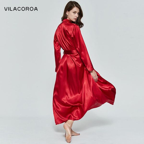 long sleeve cross v-neck women nightgown loose sleep robe belt bandage soft robes basic solid red homewear sleepwear women's, Black;red
long sleeve cross v-neck women nightgown loose sleep robe belt bandage soft robes basic solid red homewear sleepwear women's, Black;red