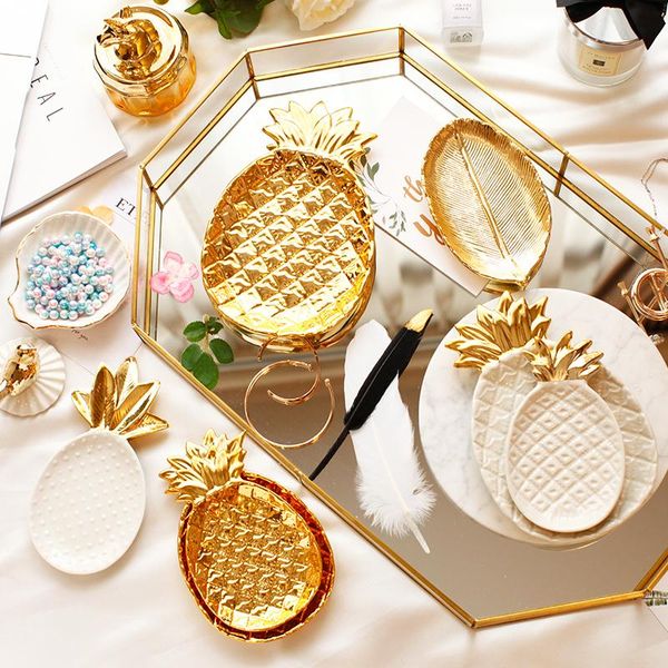 kitchen storage & organization nordic ceramic tray golden pineapple leaf shape dish snack fresh food rod strip plate home desk office organi
kitchen storage & organization nordic ceramic tray golden pineapple leaf shape dish snack fresh food rod strip plate home desk office organi