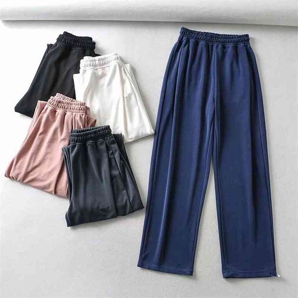 trend high drop wide leg women's ins net red elastic waist straight tube loose legged pants, Black
trend high drop wide leg women's ins net red elastic waist straight tube loose legged pants, Black