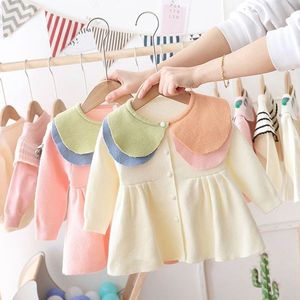 girl's autumn winter girl princess dress kids children baby infants rainbow knited long sleeve knitwear cardigan dresses vestido s11135, Red;yellow
girl's autumn winter girl princess dress kids children baby infants rainbow knited long sleeve knitwear cardigan dresses vestido s11135, Red;yellow