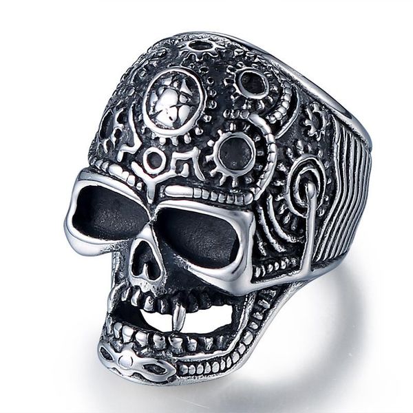 wedding rings big skull ring men superior quality 316l stainless steel male vintage skeleton personality punk rock retro jewelry, Slivery;golden
wedding rings big skull ring men superior quality 316l stainless steel male vintage skeleton personality punk rock retro jewelry, Slivery;golden