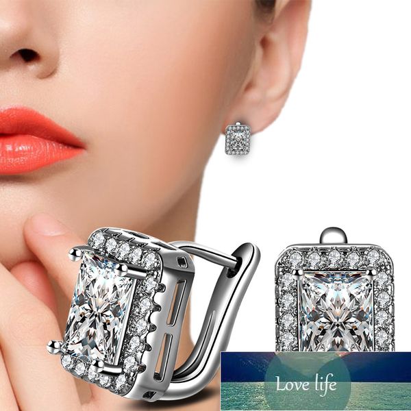 earing oorbellen stud earrings crystal square luxury silver color plated earrings for women zircon earings fashion jewelry  factory price ex, Golden;silver
earing oorbellen stud earrings crystal square luxury silver color plated earrings for women zircon earings fashion jewelry  factory price ex, Golden;silver