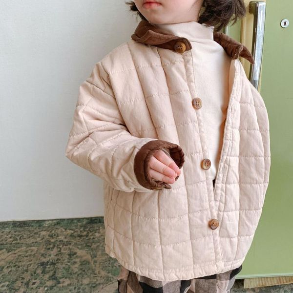 down coat outerwear parkas turn collar single breasted solid regular cotton fashion simple cute cool winter children, Blue;gray
down coat outerwear parkas turn collar single breasted solid regular cotton fashion simple cute cool winter children, Blue;gray