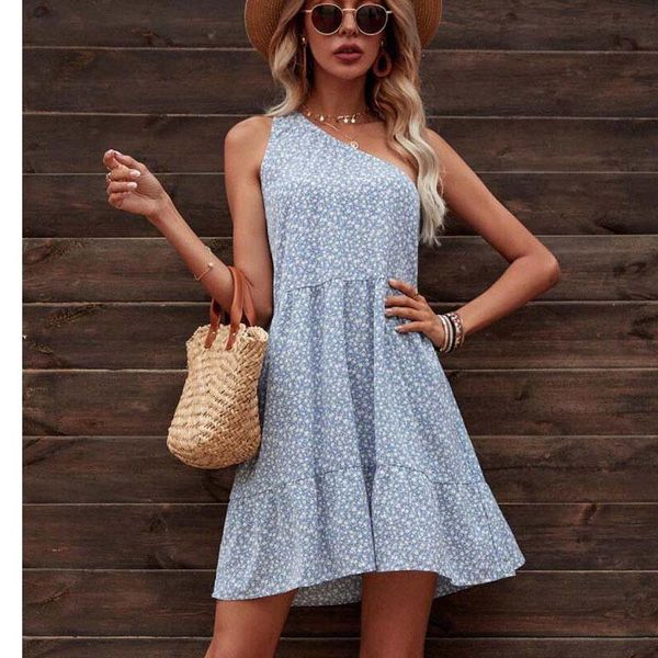 casual dresses 2021 summer one shoulder party dress women short floral ladies a line sleeveless beach for, Black;gray
casual dresses 2021 summer one shoulder party dress women short floral ladies a line sleeveless beach for, Black;gray