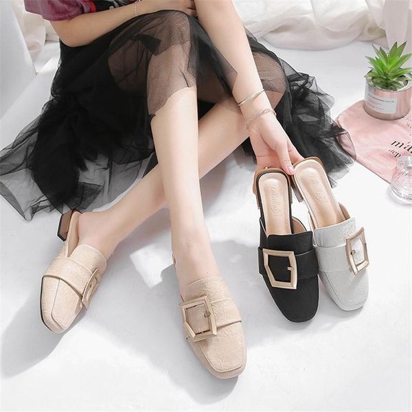 slippers mules shoes women ladies korean style woman summer sandals leather luxury, Black
slippers mules shoes women ladies korean style woman summer sandals leather luxury, Black