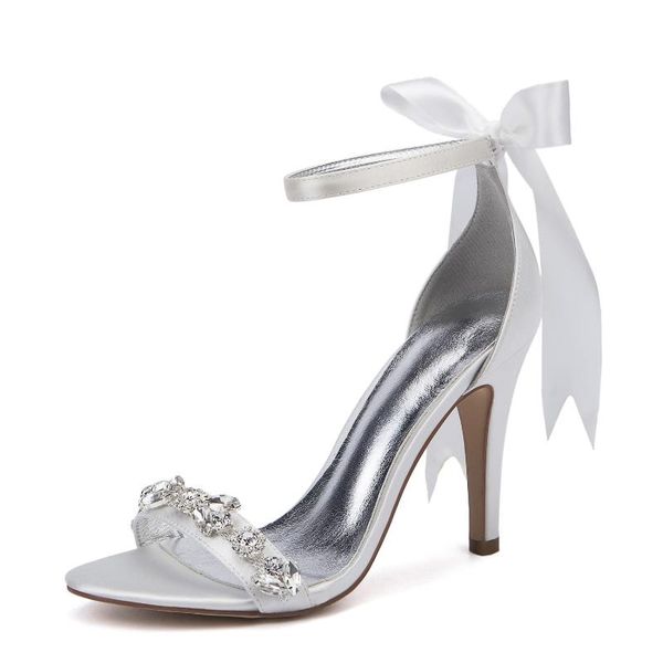 dress shoes high heels satin crystals ribbon wedding bridal sandals open toe heeled strap prom evening party summer, Black
dress shoes high heels satin crystals ribbon wedding bridal sandals open toe heeled strap prom evening party summer, Black