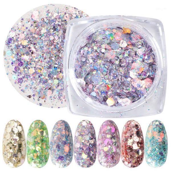 1pcs hexagon sequins nail art glitter sparkly mermaid powder flakes polish spangles manicure decoration jidj01-121, Silver;gold
1pcs hexagon sequins nail art glitter sparkly mermaid powder flakes polish spangles manicure decoration jidj01-121, Silver;gold