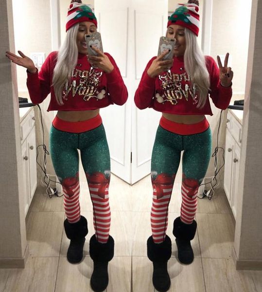 women's leggings hirigin christmas cute women 2021 multi color printed high wasit pencil workout fitness 3d pants, Black
women's leggings hirigin christmas cute women 2021 multi color printed high wasit pencil workout fitness 3d pants, Black