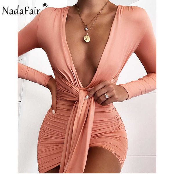 nadafair v neck long sleeve ruched autumn winter bodycon dress tunic mini wrap club party bandage dress women y1006, Black;gray
nadafair v neck long sleeve ruched autumn winter bodycon dress tunic mini wrap club party bandage dress women y1006, Black;gray
