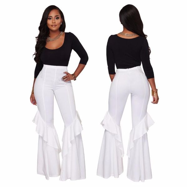 women's sets black white ruffles fashion high street and trousers european american style for ladies two piece pants
women's sets black white ruffles fashion high street and trousers european american style for ladies two piece pants