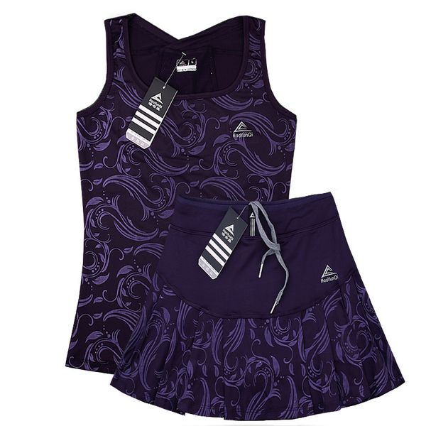 High Qaulity Tennis Skorts Vest Set with Safety Short for Girls Womens Badminton Skirts Female Good Elastic Waist Stretch Anti-walking Skirt, Black
High Qaulity Tennis Skorts Vest Set with Safety Short for Girls Womens Badminton Skirts Female Good Elastic Waist Stretch Anti-walking Skirt, Black