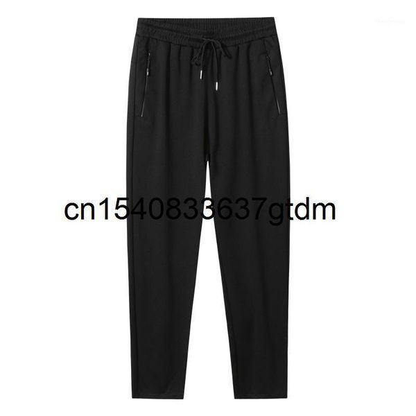 spring 2021 men's fattening plus size fashionable casual elastic waist straight pants, Black
spring 2021 men's fattening plus size fashionable casual elastic waist straight pants, Black