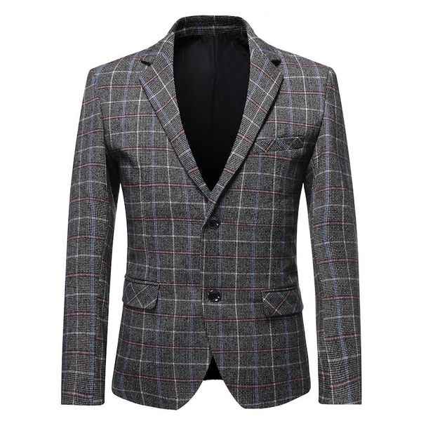 men's suits & blazers 2021 autumn winter comfort soft blazer masculino two buckles casual plaid men lapel multi-pocket mens jacket, White;black
men's suits & blazers 2021 autumn winter comfort soft blazer masculino two buckles casual plaid men lapel multi-pocket mens jacket, White;black