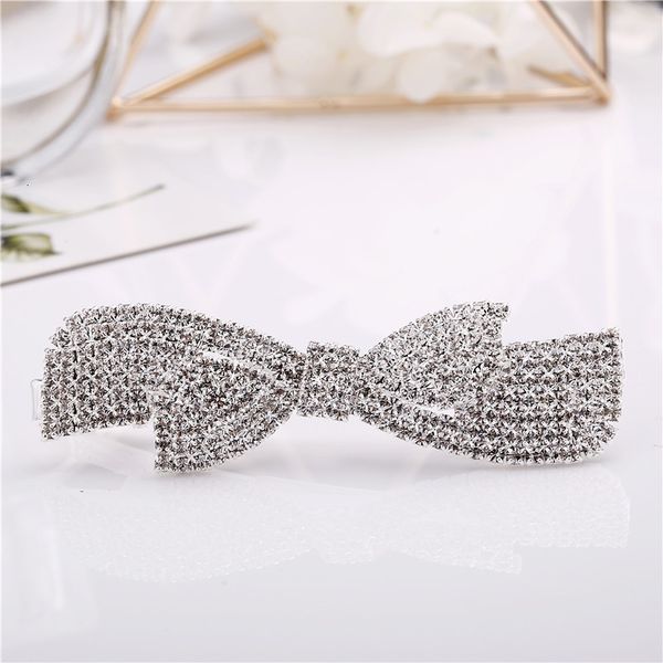version diamond headdress bow hairpin exquisite edge clip hairpin, Golden;silver
version diamond headdress bow hairpin exquisite edge clip hairpin, Golden;silver