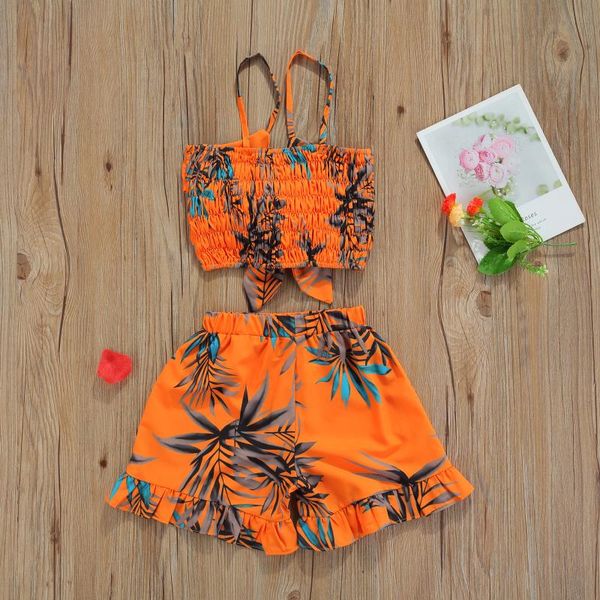 clothing sets toddler baby girl clothes set bowknot sling short camisole and leaf print loose shorts 2pcs outfits summer children, White
clothing sets toddler baby girl clothes set bowknot sling short camisole and leaf print loose shorts 2pcs outfits summer children, White