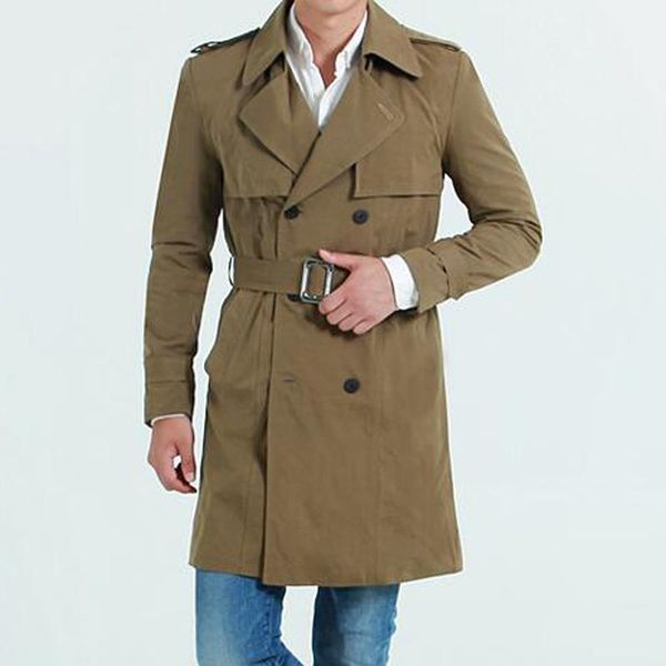 men's trench coats 2021 brand coat men double breasted windbreaker male casual lapel spring autumn korean slim long s-6xl, Tan;black
men's trench coats 2021 brand coat men double breasted windbreaker male casual lapel spring autumn korean slim long s-6xl, Tan;black