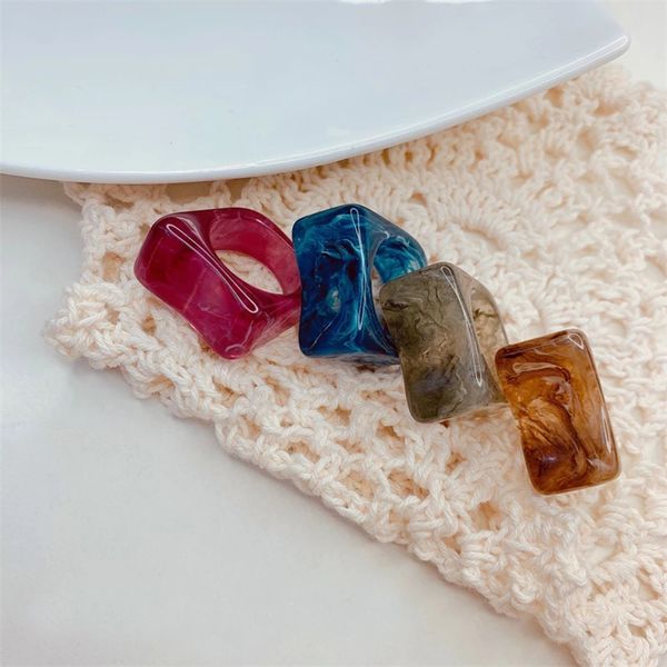 korea transparent acrylic resin ring geometric irregular rings for women girls party wedding jewelry gifts, Silver
korea transparent acrylic resin ring geometric irregular rings for women girls party wedding jewelry gifts, Silver