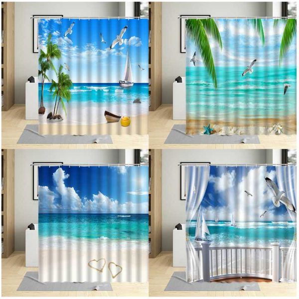 shower curtains summer seaside curtain sandy beach seagulls coconut trees blue ocean scenery bath bathroom decor with hooks sets
shower curtains summer seaside curtain sandy beach seagulls coconut trees blue ocean scenery bath bathroom decor with hooks sets