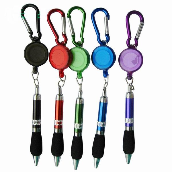 ballpoint pens portable retractable badge reel belt clip & carabiner blue refill stationery ballpen party favor, Blue;orange
ballpoint pens portable retractable badge reel belt clip & carabiner blue refill stationery ballpen party favor, Blue;orange
