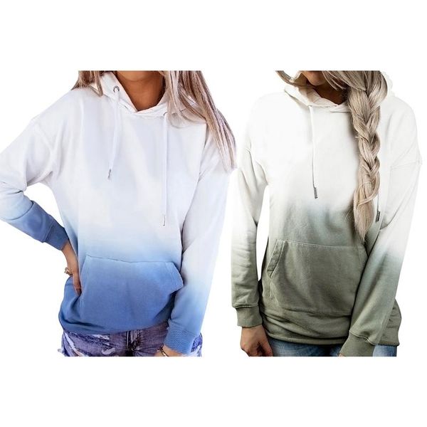 women's hoodies & sweatshirts 2 pcs gradient color long sleeve pullover spring autumn casual streetwear loose xxxl,blue green, Black
women's hoodies & sweatshirts 2 pcs gradient color long sleeve pullover spring autumn casual streetwear loose xxxl,blue green, Black