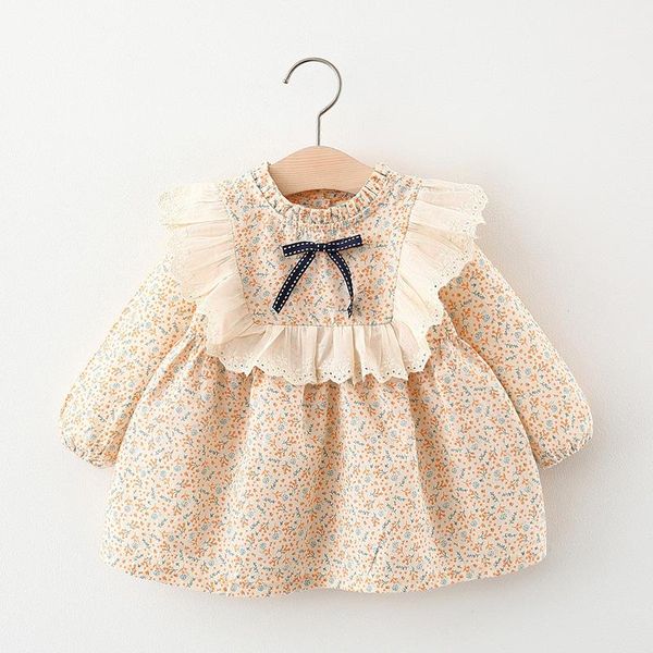 girl's dresses melario baby girl born infant girls kids spring autumn dress floral cotton bow outfits clothes, Red;yellow
girl's dresses melario baby girl born infant girls kids spring autumn dress floral cotton bow outfits clothes, Red;yellow