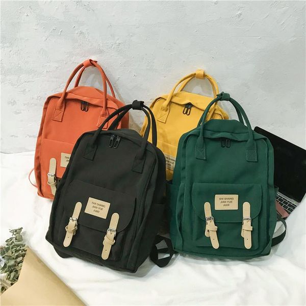 backpack canvas women female vertical zipper small schoolbag leisure travel book bag back pack pu leather belt girl's mochila
backpack canvas women female vertical zipper small schoolbag leisure travel book bag back pack pu leather belt girl's mochila