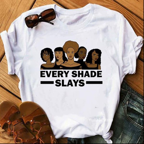 every shade women t shirt slays malanin queens black girl magic femme lives matter streetwear dope tee top, White
every shade women t shirt slays malanin queens black girl magic femme lives matter streetwear dope tee top, White
