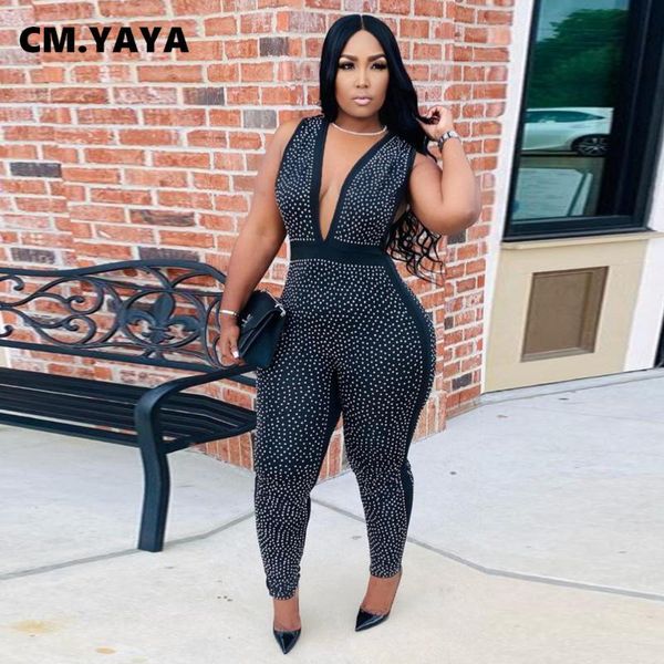 plus size pants cm.yaya women jumpsuit diamonds cleavage bodycon maxi romper fashion one piece overalls clubwear summer outfits
plus size pants cm.yaya women jumpsuit diamonds cleavage bodycon maxi romper fashion one piece overalls clubwear summer outfits