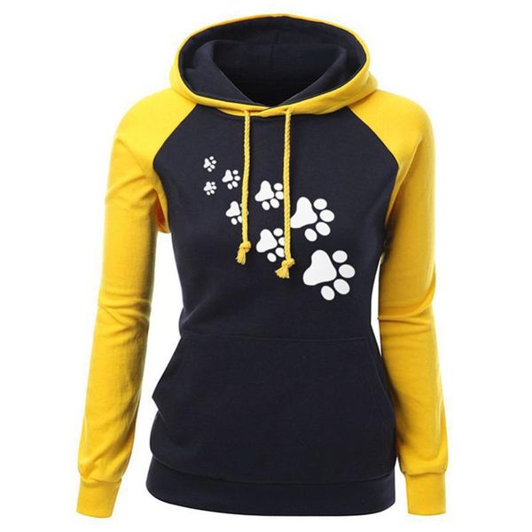 women's hoodies & sweatshirts sportswear harajuku print cat paws cartoon kawaii k- clothing girl streetwear sweatshirt tracksuit cotton, Black
women's hoodies & sweatshirts sportswear harajuku print cat paws cartoon kawaii k- clothing girl streetwear sweatshirt tracksuit cotton, Black