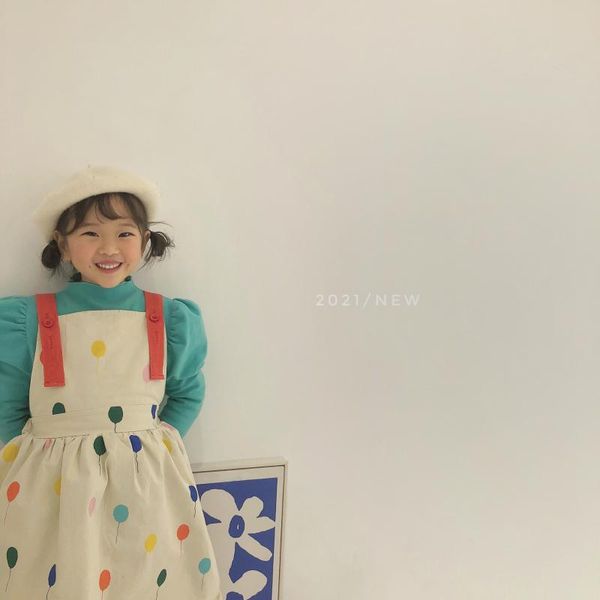 spring 2021 korean style children clothing kids girls cute balloon printed suspender dress cotton fashion, #9345 girl's dresses, Red;yellow
spring 2021 korean style children clothing kids girls cute balloon printed suspender dress cotton fashion, #9345 girl's dresses, Red;yellow