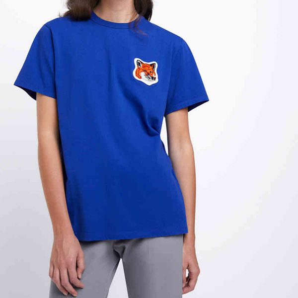 women's t-shirt camisa de algodão unispara o verão, camiseta masculina e feminina com bordado raposa, manga curta, gola em o, camisetas, White
women's t-shirt camisa de algodão unispara o verão, camiseta masculina e feminina com bordado raposa, manga curta, gola em o, camisetas, White