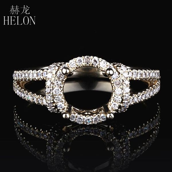 cluster rings helon round cut 6.5-7.25mm solid 14k yollow gold au585 pave 0.32ct natural diamonds wedding semi mount ring for women jewelry, Golden;silver
cluster rings helon round cut 6.5-7.25mm solid 14k yollow gold au585 pave 0.32ct natural diamonds wedding semi mount ring for women jewelry, Golden;silver