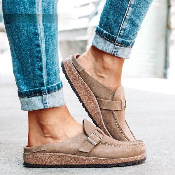 sandals europe and the united states cross-border women's bun half drag foreign trade large casual women wear single shoes, Black
sandals europe and the united states cross-border women's bun half drag foreign trade large casual women wear single shoes, Black