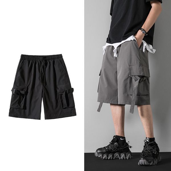 mens shorts 2021 summer casual ribbons hip hop streetwear casual male sportswear men cargo short homme clothing, White;black
mens shorts 2021 summer casual ribbons hip hop streetwear casual male sportswear men cargo short homme clothing, White;black