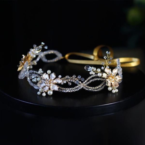 headpieces luxury elegant women headdress golden alloy pearl flower rhinestone chain lace head band for wedding perform studio travel hp089, Silver
headpieces luxury elegant women headdress golden alloy pearl flower rhinestone chain lace head band for wedding perform studio travel hp089, Silver