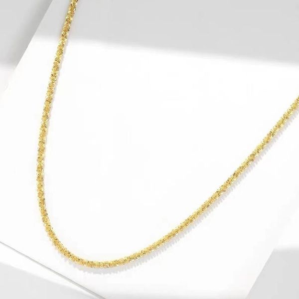 chains women's gold-plated necklace sand gold gypsophila clavicle chain pure imitation color 24k jewelry wholesale charm, Silver
chains women's gold-plated necklace sand gold gypsophila clavicle chain pure imitation color 24k jewelry wholesale charm, Silver