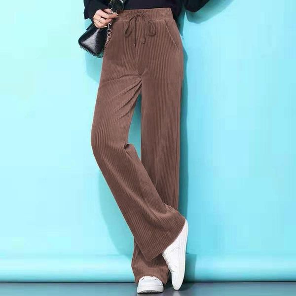women's pants & capris autumn and winter corduroy wide leg casual high waist straight loose warm thin striped flannel, Black;white
women's pants & capris autumn and winter corduroy wide leg casual high waist straight loose warm thin striped flannel, Black;white