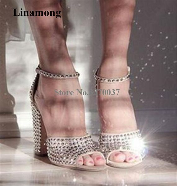 women charming fashion peep toe suede leather chunky heels rivet sandals bling sequined thick high heel wedding shoes, Black
women charming fashion peep toe suede leather chunky heels rivet sandals bling sequined thick high heel wedding shoes, Black