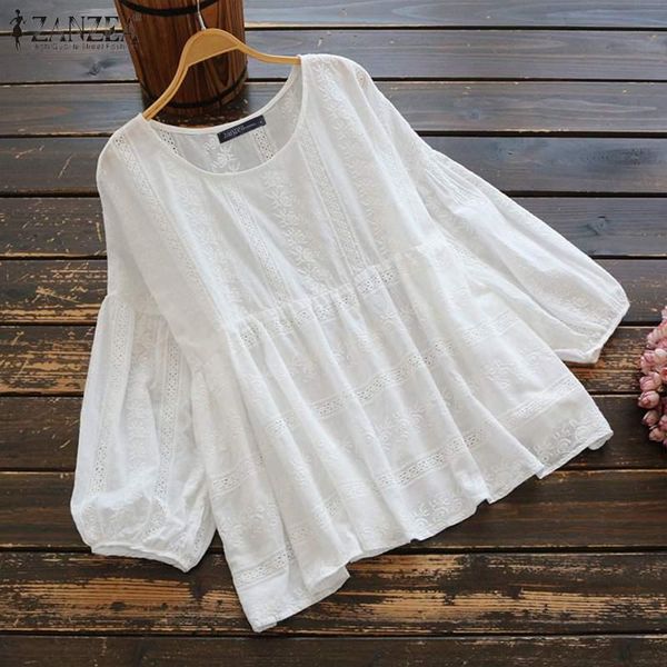 women's blouses & shirts zanzea casual long sleeve blusas elegant hollow women spring blouse 2021 female lace patchwork tunic plus siz, White
women's blouses & shirts zanzea casual long sleeve blusas elegant hollow women spring blouse 2021 female lace patchwork tunic plus siz, White