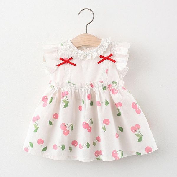 baby girl summer butterfly cherry temperament dress lace round neck princess girl's dresses, Red;yellow
baby girl summer butterfly cherry temperament dress lace round neck princess girl's dresses, Red;yellow