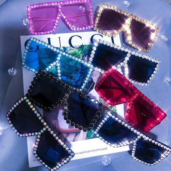 sun glasses 2021 summer woman's sunglasses fashion rhinestones square mixed colorful oversized shade eyewear, White;black
sun glasses 2021 summer woman's sunglasses fashion rhinestones square mixed colorful oversized shade eyewear, White;black