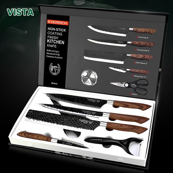 kitchen knives set chef knives 6 sets stainess stee forged kitchen knives scissors peeer chef sicer paring knife gift case
kitchen knives set chef knives 6 sets stainess stee forged kitchen knives scissors peeer chef sicer paring knife gift case