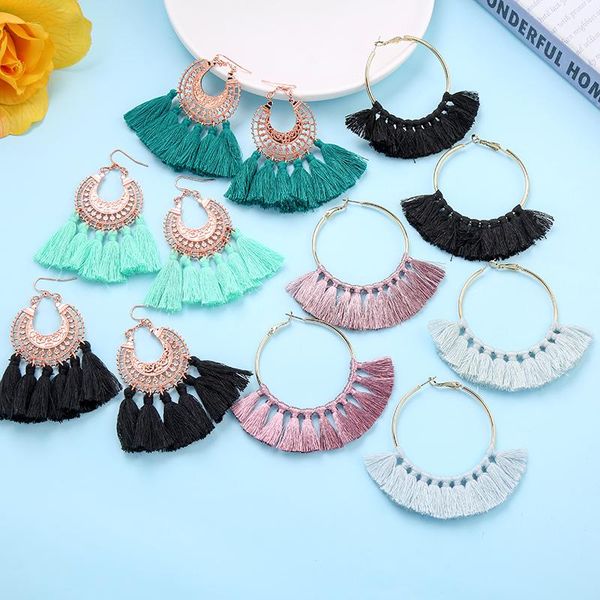 dangle & chandelier kissme bohemia style multiple cotton thread tassel earrings for women hyperbole vintage 2021 fashion jewelry, Silver
dangle & chandelier kissme bohemia style multiple cotton thread tassel earrings for women hyperbole vintage 2021 fashion jewelry, Silver
