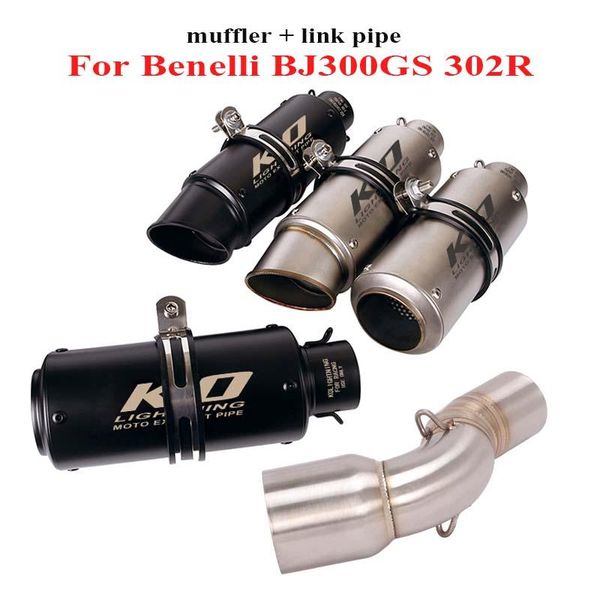 motorcycle 51mm exhaust system muffler escape connect link tube for benelli bj300gs 302r
motorcycle 51mm exhaust system muffler escape connect link tube for benelli bj300gs 302r