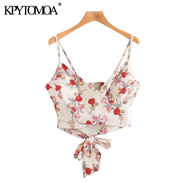 women fashion floral print cropped tank backless elastic bow tied thin straps female camis mujer 210420, White
women fashion floral print cropped tank backless elastic bow tied thin straps female camis mujer 210420, White